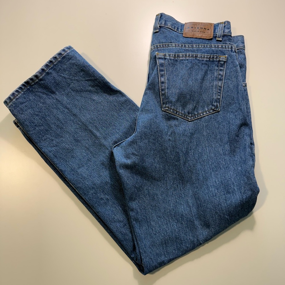 Men’s Arizona Jean Company Relaxed Blue Denim Jeans